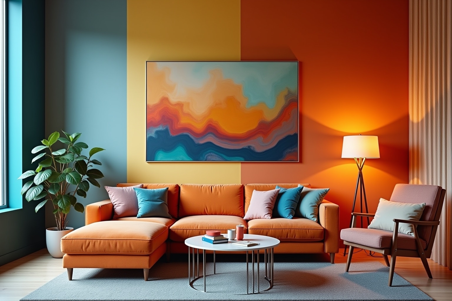 15 Wohnen mit Farben Ideen